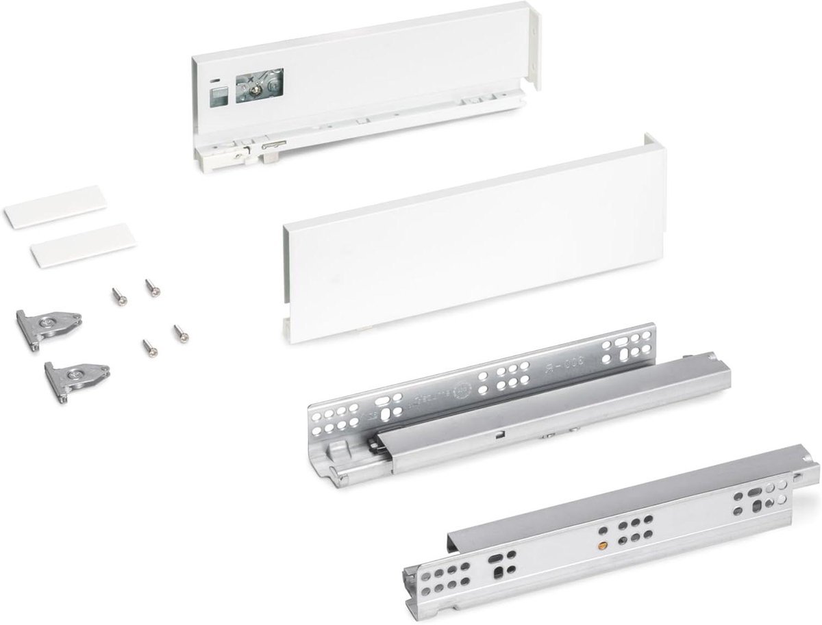 Lade Kit - Keuken Lade - Keuken Organisatie - Zachte Sluiting - 40cm Diep - Wit