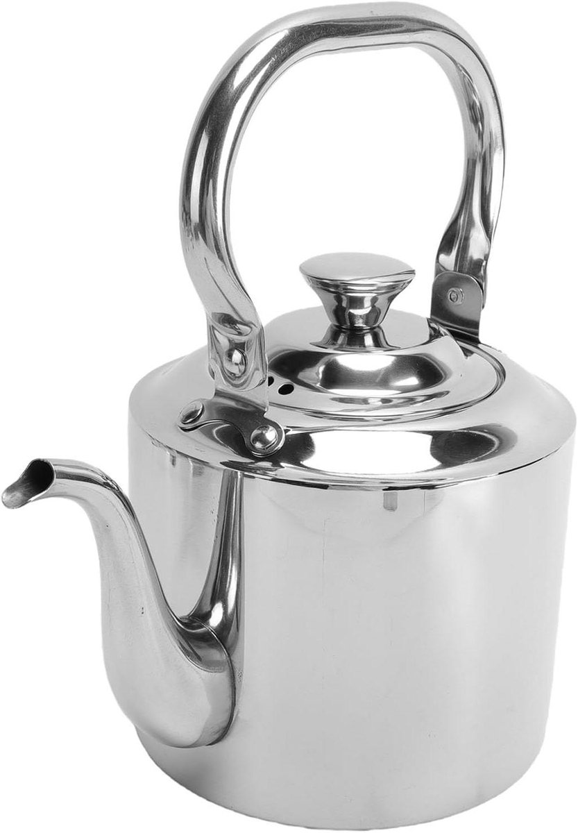 Theeketel Roestvrij Staal - Zwanenhals Ketel - Thee Zetten - Verwijderbare Infuser - 2 Lit