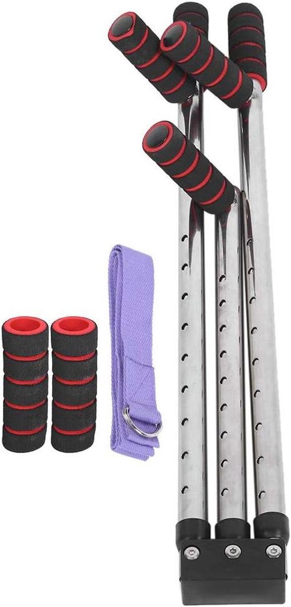 Been Trainer - Ligament Apparaat - Flexibiliteit Verbeteren - 9 Versnellingen Instelbaar - Tot 105 cm - Zwart