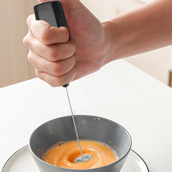 Handmixer Ei Klopper - Keuken Garde - Dranken Mengen - Elektrische Aandrijving - 20 cm - Zwart — afbeelding 2