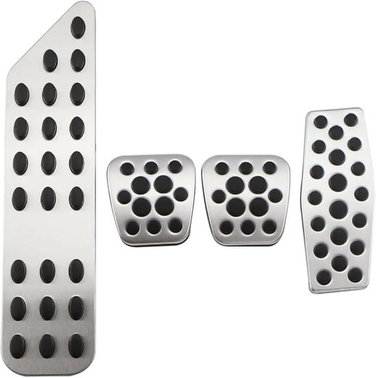 Pedaalhoezen Set - Auto Interieur - Veiliger Rijden - Antislip Oppervlak - 3 Stuks - Metaal — afbeelding 5