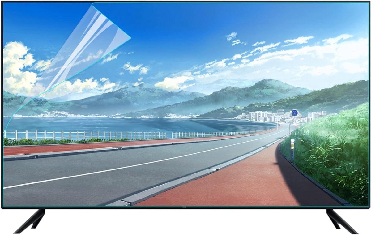 Schermbeschermer TV - Antiblauwlicht filter - Oogcomfort Verhogen - Anti-glans matte coating - 70 inch - Transparant