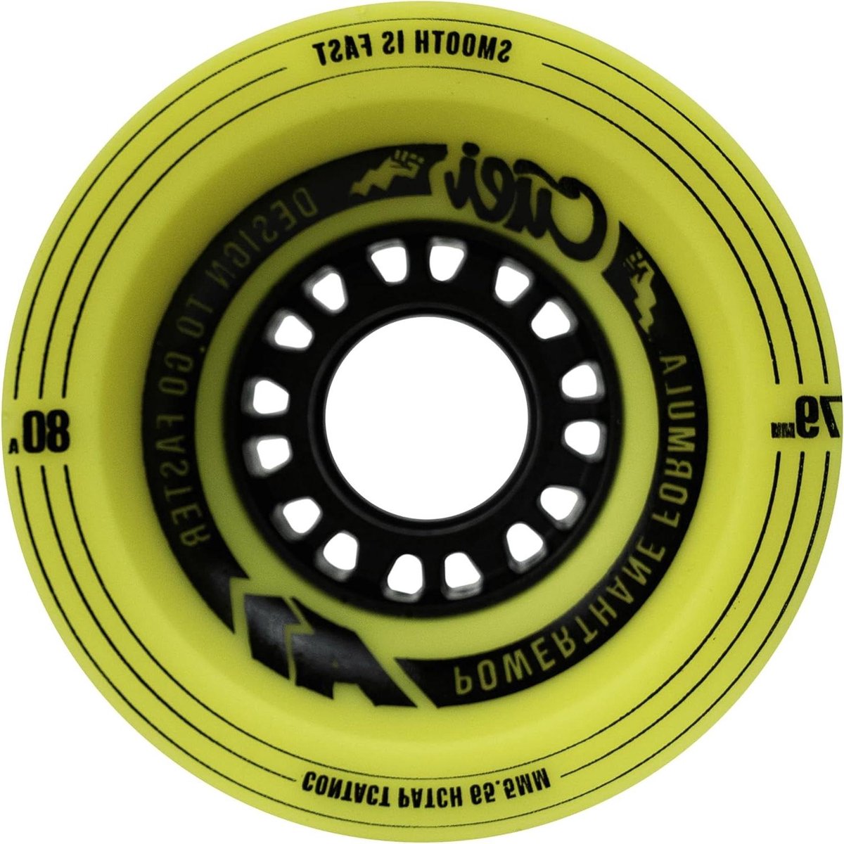 Skateboard Wielen Afdalingswielen Downhill Skaten Hoge Veerkracht 79 mm 80A