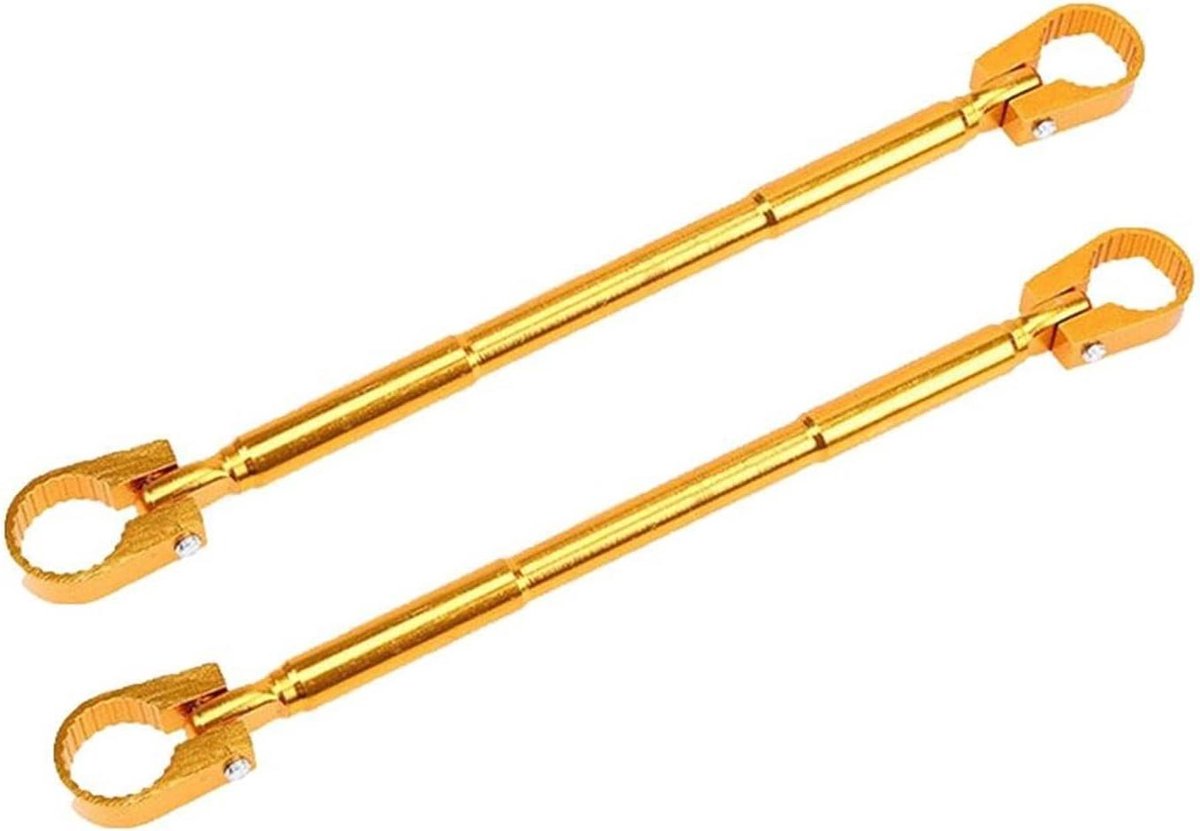 Stuur Versterking Set - Motor Handvatten - Motor Rijden - Aluminiumlegering - 22mm Universeel - Zwart