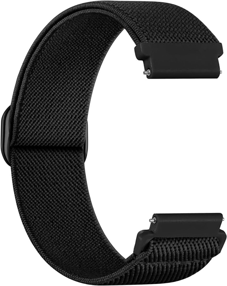 Elastic Nylon Sport Horlogeband 18mm 19mm 20mm 22mm - Unisex Vervangband voor Garmin, Galaxy en Amazfit