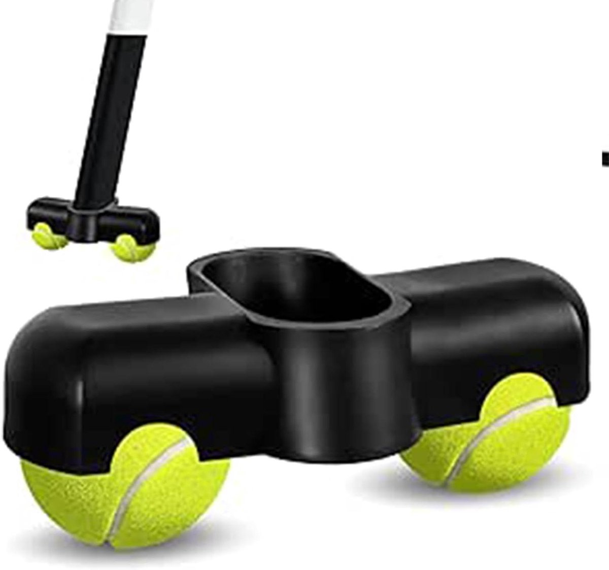 Fietsrocker Voeten - Indoor Cycling Adapter - Trainen Thuis - Effectieve Schokdemping - 21 x 14 cm - Zwart
