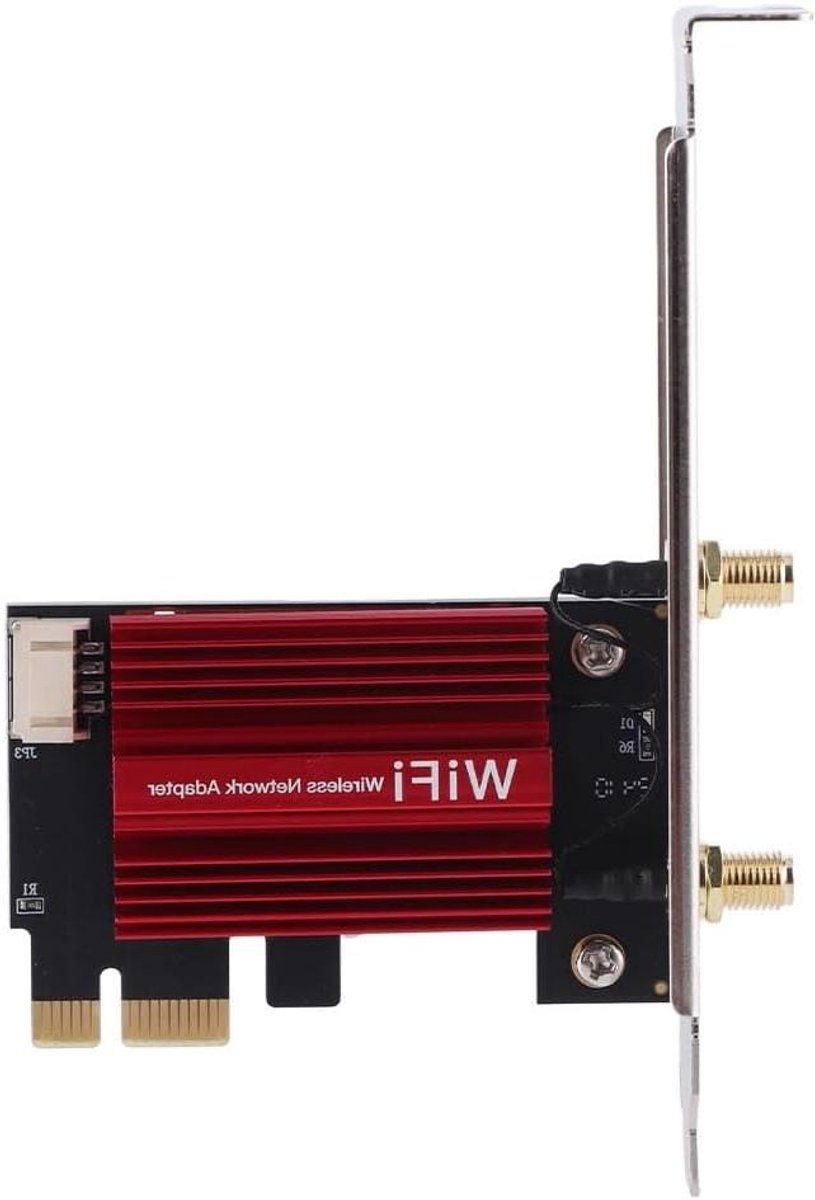 Draadloze Netwerkkaart - WiFi Adapter - Snelle Internetverbinding - Dual-band 1200Mbps - PCIe - Groen