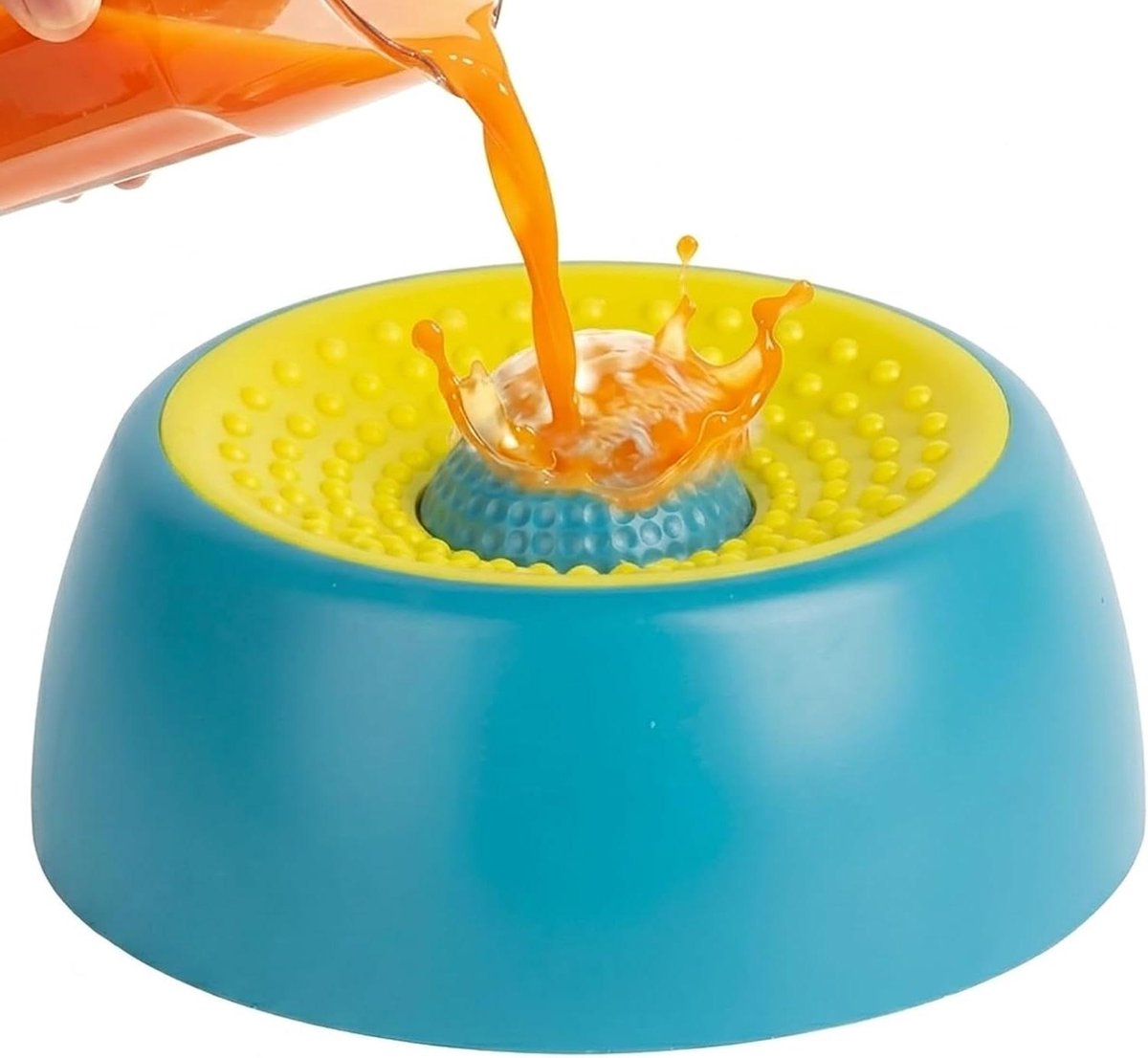 Honden Likbal - Slow Bowl Anti-Slikbak - Hond Trainen - Met Sterke Zuignap - 16 x 13 x 7 cm