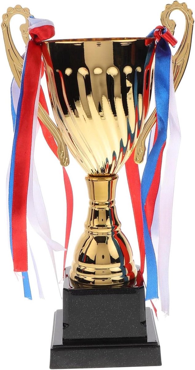 Sport Trofee Beker - Gouden Beker Prijzen - Sport Competitie - Basketbal Speler Figuur - 24.5x8CM - Goud