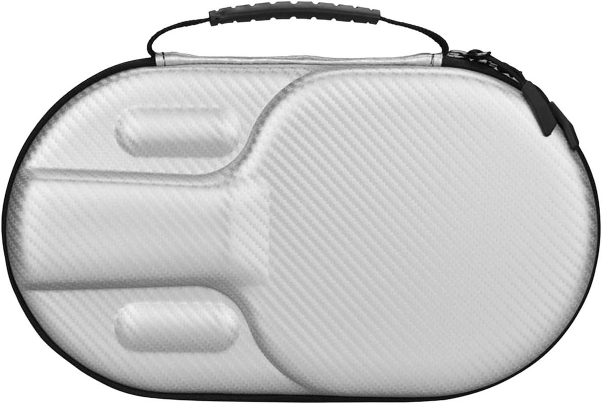 Tafeltennis Tas - Rackethoes - Sportuitrusting Opslag - Schokbestendige Buitenschaal - 31 x 18 x 6 cm - Zilver