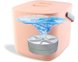 Mini Vaatwasser - Aanrecht Vaatwasser - Hygiënisch Afwassen - Kunstmatige Watervortex - 140x70mm - Roze