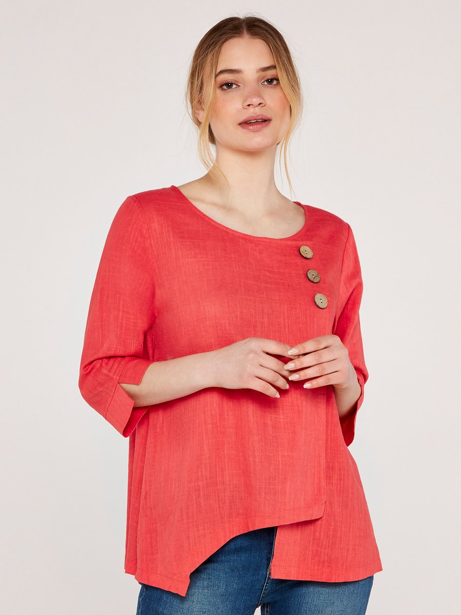 Asymmetrisch topje met drie knopen