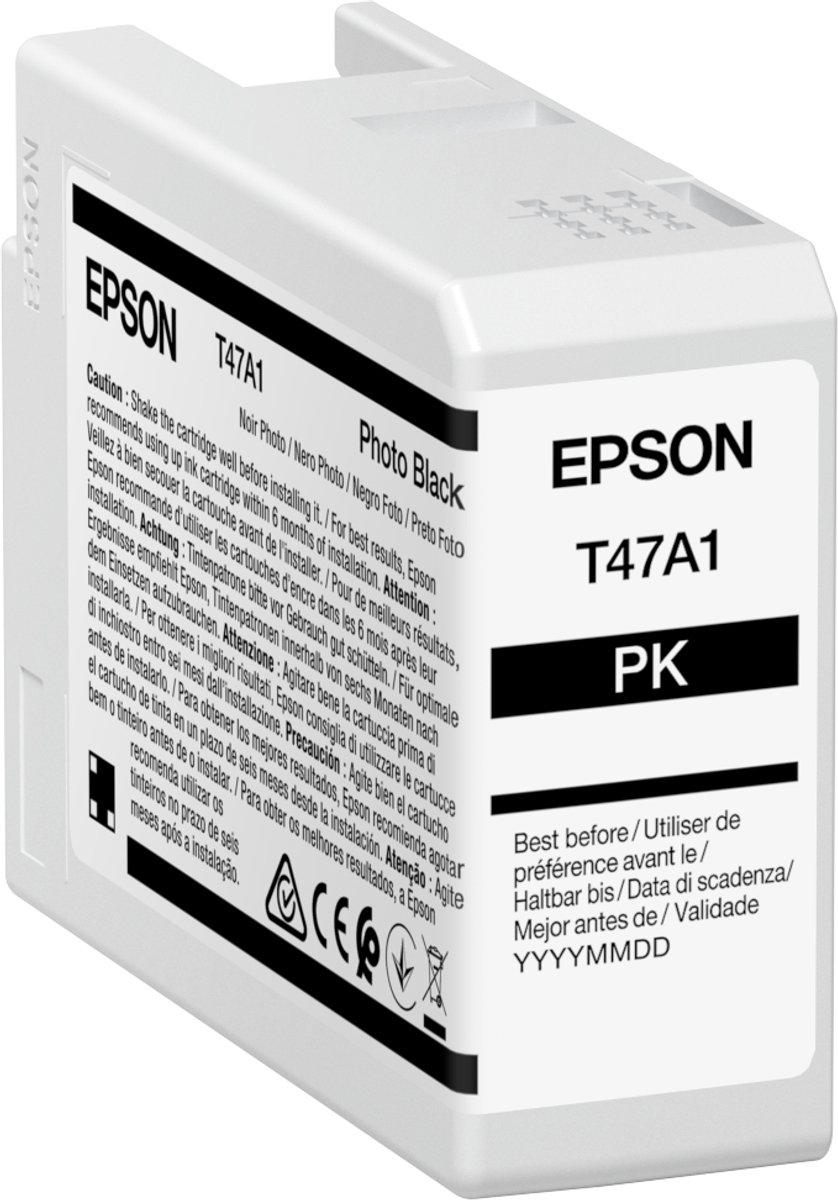 Epson T47A1 inktcartridge 1 stuk origineel zwart