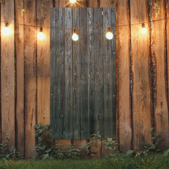 Tuinposter 80x160 cm - Tuindecoratie Achtergrond van donkere planken - Poster voor in de tuin - Buiten decoratie - Schutting tuinschilderij - Tuindoek muurdecoratie - Wanddecoratie balkondoek