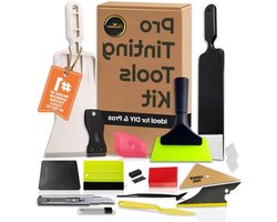 Raamtint Gereedschap Set - Tint Tool Kit - Auto Ramen Tinten - Compleet met diverse rakel