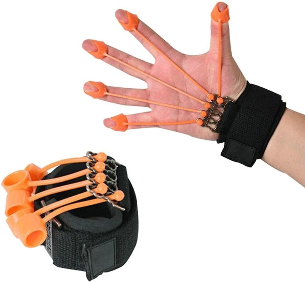 Oefenapparaat voor Vinger- en Handspieren met Weerstandsband voor Handtherapie en Spierversterking, Ideaal voor Revalidatie en Fysieke Training