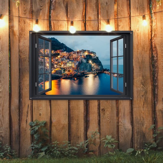 Affiche de jardin Transparente - Italie - Mer - 120x80 cm