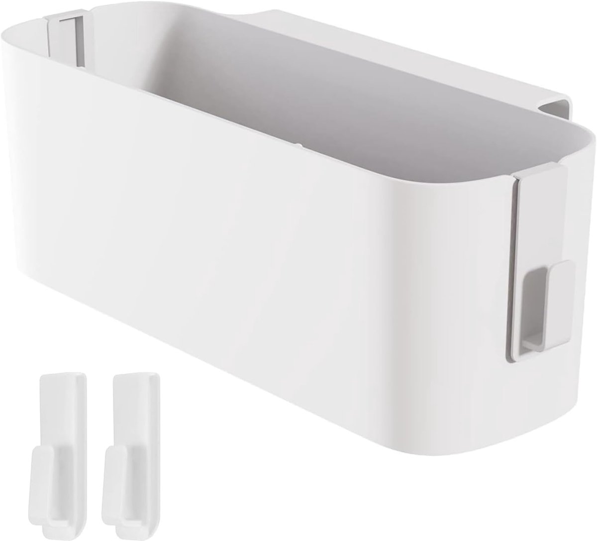Hangkende Bed Organizer met Haken voor Opslag - Wit