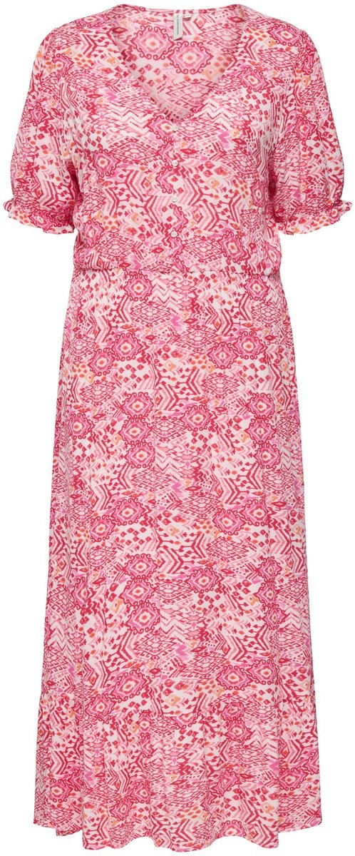 ONLY CARMAKOMA - CARCHIANTI S/S LONG DRESS WVN NOOS - Dames - Maxi jurken