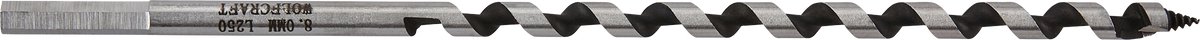 wolfcraft - 8mm Slangenboor voor Houtbalken - 250mm - Zeskantschacht Houtboor - Hex - Boor voor Hout - 7658010