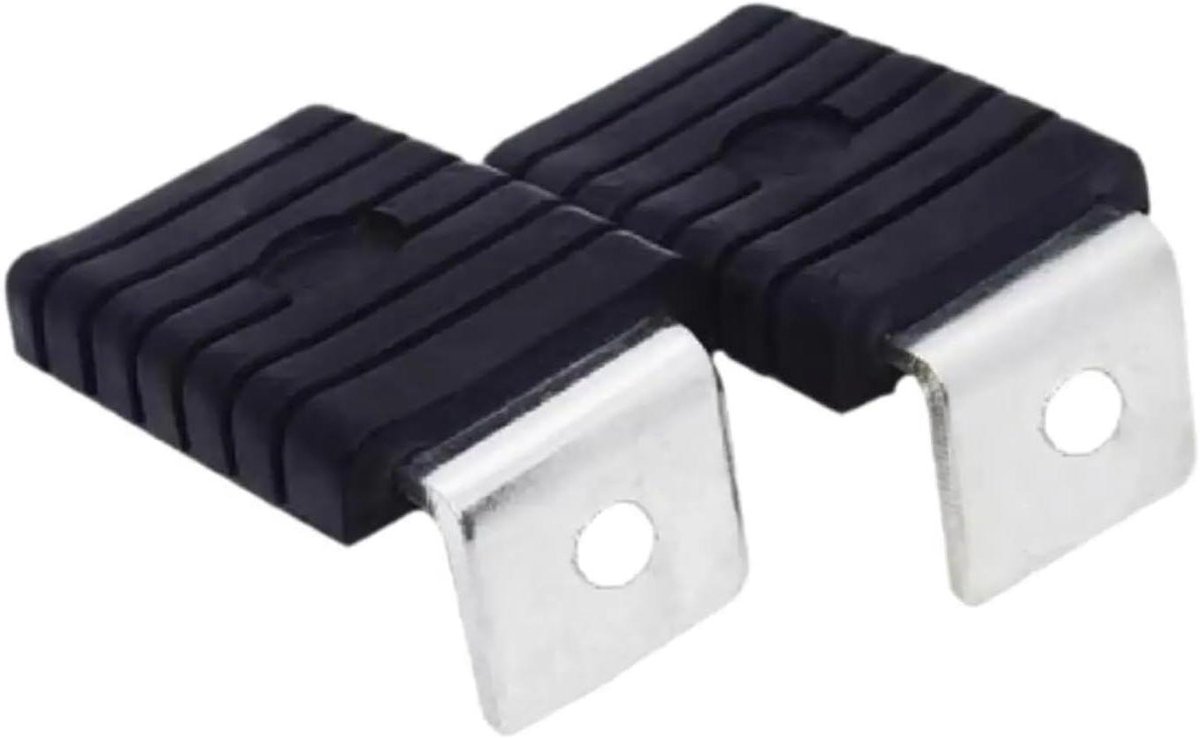 Motorfiets Voetsteunen - Fiets Pedalen Achterbank - Veilig Voeten Plaatsen - Antislip Rubber Oppervlak - 7 cm x 5 cm