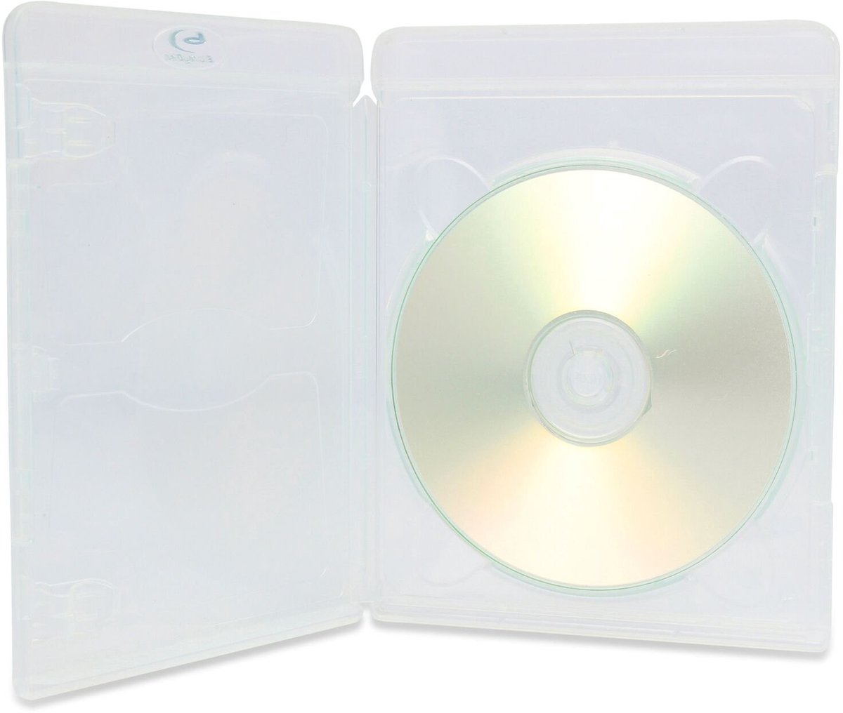 ZEYNOMAX- Blu-ray Cases - 100 x Eco-Lite - Transparant - 1-disc - Duurzaam - Volledige hoes - Modern ontwerp - Media Cases