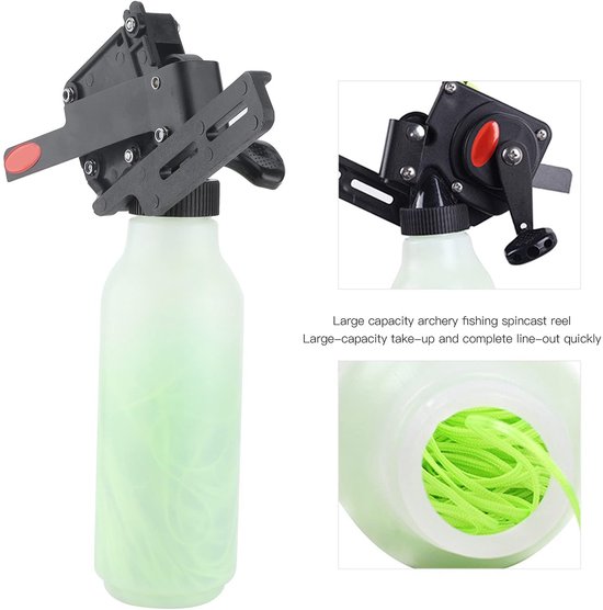 JHUBERS - Spincast Reel voor Boogvissen met 40M Vistouw — afbeelding 4