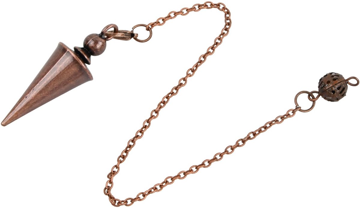 SMOAKEZ - Wichelroedelzakslinger - Reiki genezing - Koper - Meditatie - Chakra - Ideaal voor waarzeggerij - Brons/Rose Goud