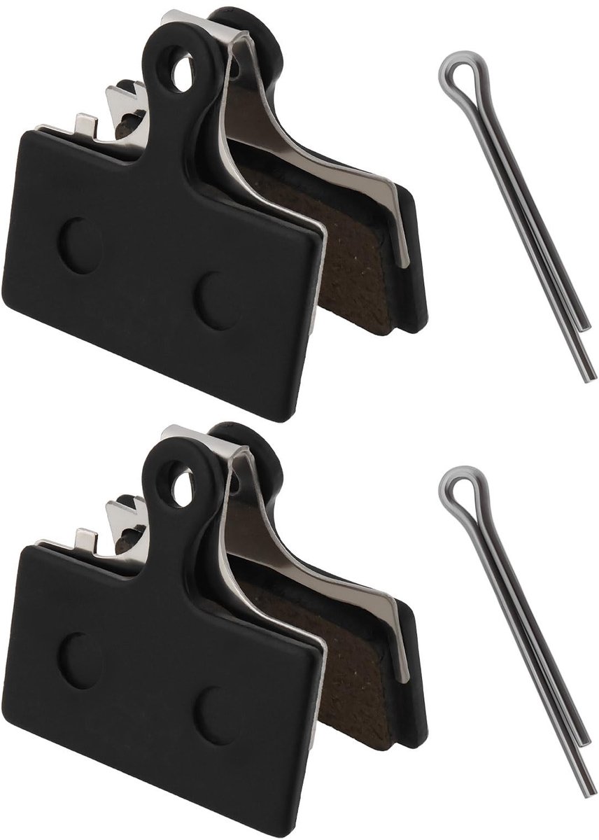 SMOAKEZ- Remblokken Semi-Metaal - 2 Paar - Compatibel met Shimano - 32x30x16,5 mm - Goede Remprestaties - Stille werking - Remschijven
