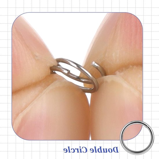 30 Stuks Dubbelgebogen Ringen 8mm RVS Open Veerring voor Sleutelhangers, Kettingen en Armbanden - Perfect voor DIY Sieraden Maken — afbeelding 2