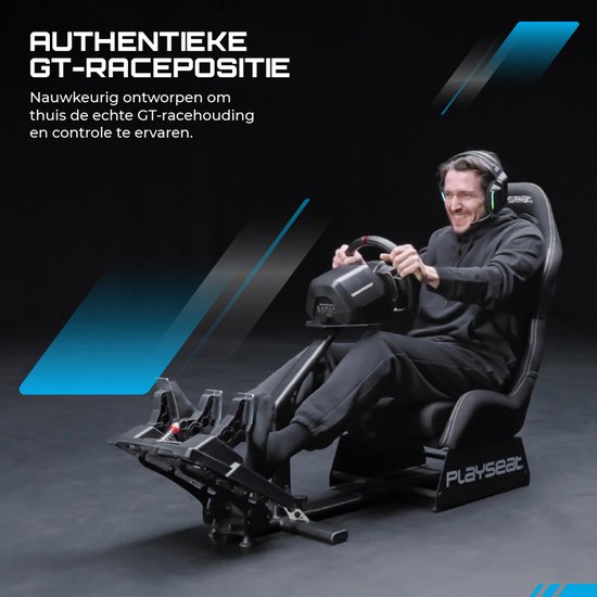 Playseat® Evolution Racestoel - Verstelbare Race Cockpit - Inklapbaar - Alcantara - Zwart van Playseat® — afbeelding 4
