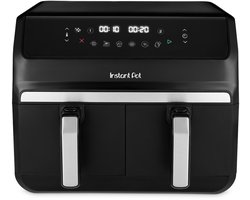 Instant Pot Vortex Dual Drawer 8L Airfryer – Dubbele Airfryer met 2x 4L Laden – SyncCook™ & SyncFinish™ – ClearCook – 8-in-1 – Tot 205°C – Vaatwasserbestendig