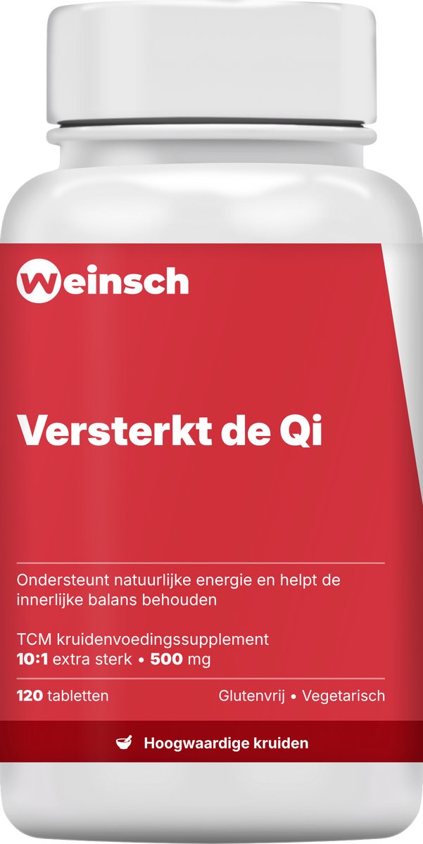 Weinsch Versterkt de Qi (Xiao Chai Hu Pian) | 10:1 extra sterk | 500mg | 120 tabletten