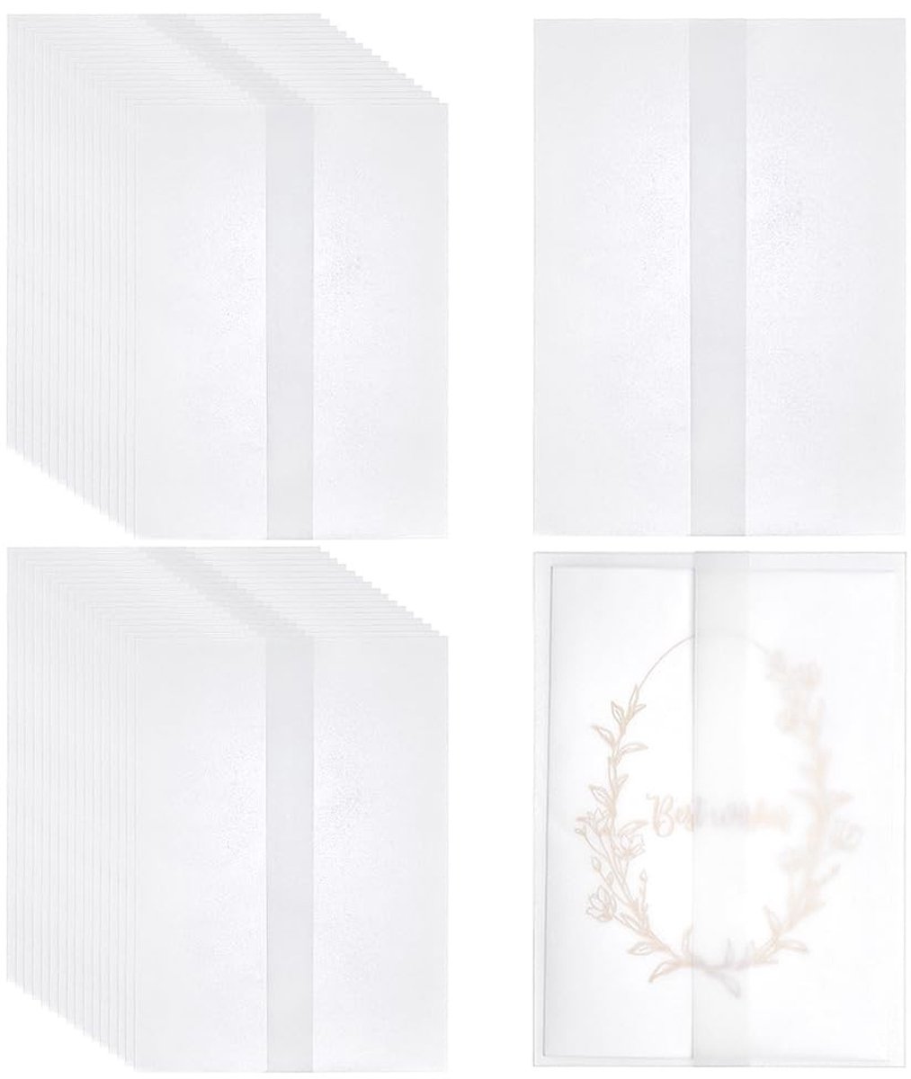 Dailygoods - 100 Stuks Bruiloftspapier - Elegante Gevouwen Uitnodigingen & DIY Decoraties