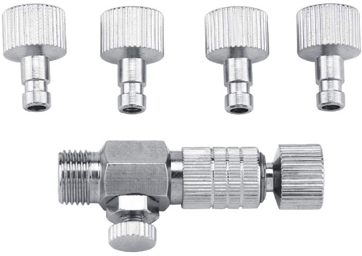 Dailygoods - Airbrush Quick Release Adapter Set met Fittingen