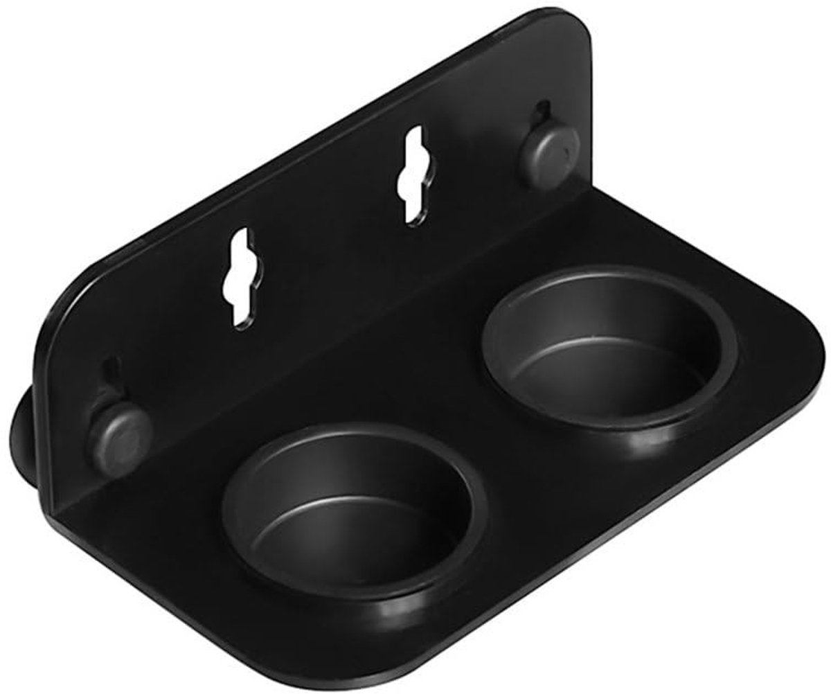 Dailygoods- Voerbak met Zuignap - Voerbak voor Reptielen - Voerbak met Dubbele Kom - Stevige Adsorptie - Ruimtebesparend - Geschikt voor Kweekdozen - Reptielenvoerbak