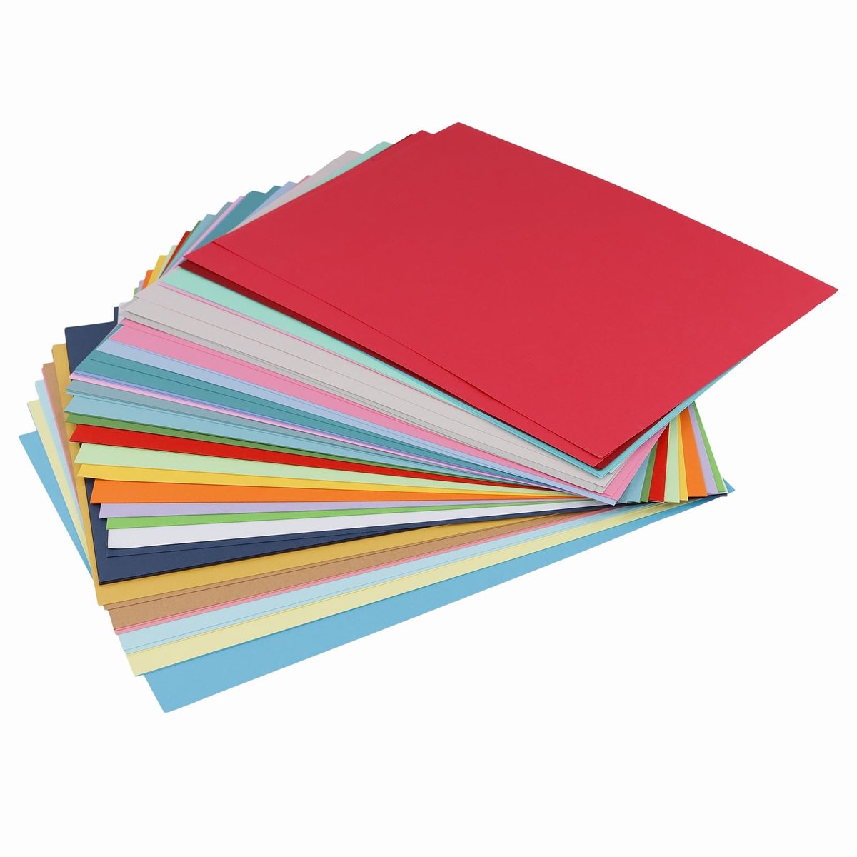 Dailygoods- Knutselpapier 300 vellen A4 - 30 kleuren - 180 g/m² - Gekleurd Karton - Origami - Multifunctioneel - Kleurkarton