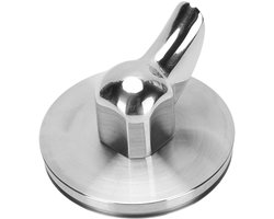Dailygoods- Portafilter 54mm - Bodemloos Ontwerp - Dubbele Tuit - RVS - Inclusief 6 Afdichtingsringen - Eenvoudige Reiniging - Koffiefilter