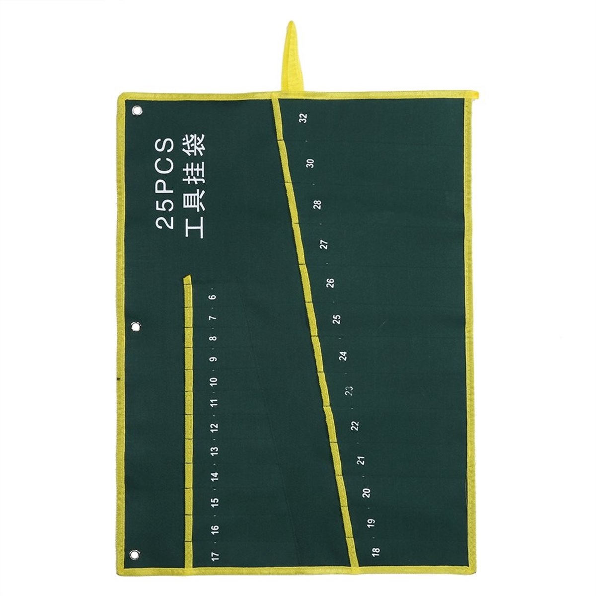 Dailygoods- Gereedschapstas - Hoogwaardige Canvas - 25 Pockets - Opvouwbaar - Handgereedschap - Draagbaar - Duurzaam Ontwerp - Gereedschap Organizer