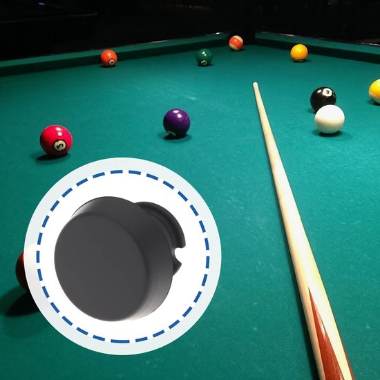 Cosensi- Rubber Bumper 2 Stuks - Compatibel met Meucci - Duurzaam Rubber - 20x22,5mm - Beschermt Cue Butt - Eenvoudig te Installeren - Keubumper van Cosensi — afbeelding 3