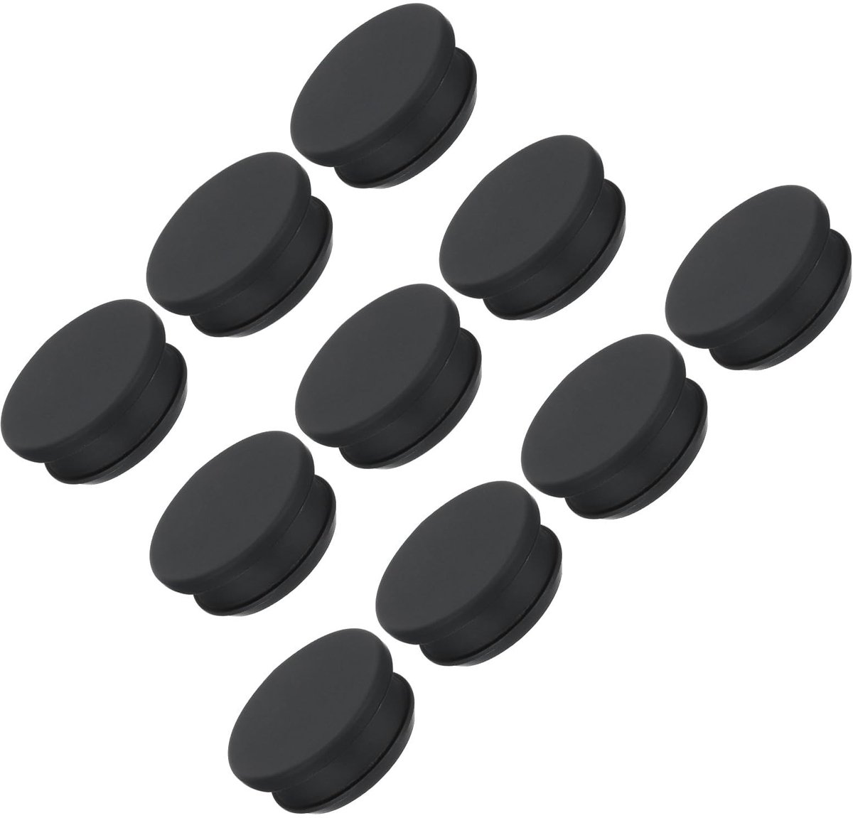 Dailygoods- Borgpluggen 10 Stuks - Siliconen Afdichtingspluggen - Waterdichte Pluggen - Rubberen Paneelafdichtingsdeksels - Diameter 32,6 mm - Geschikt voor Instrumenten en Meters - Afdichtpluggen