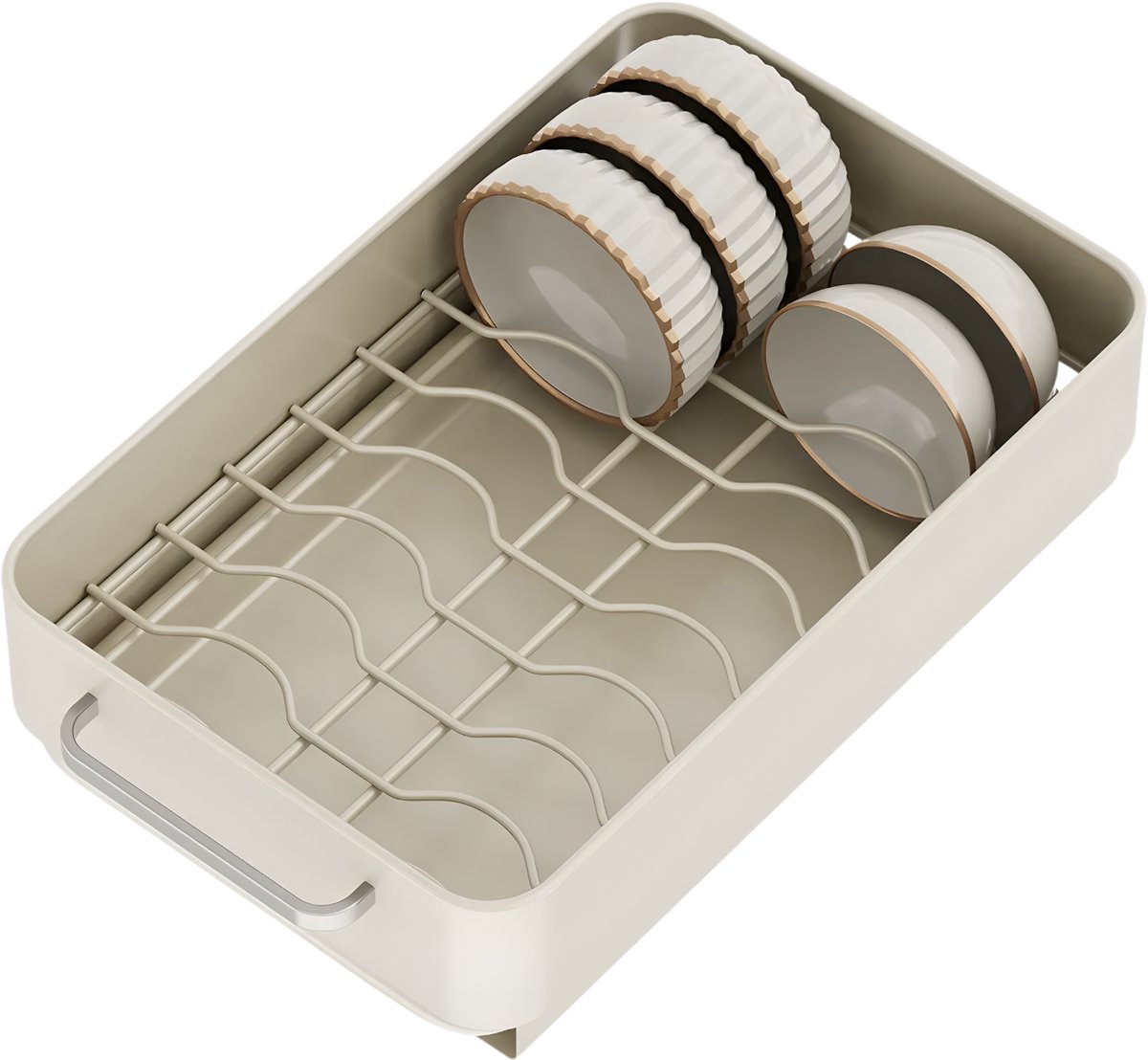 Uittrekbaar Afdruiprek - Droogrek voor Gootsteen & Keukenkast - Servies Organizer - Variant B