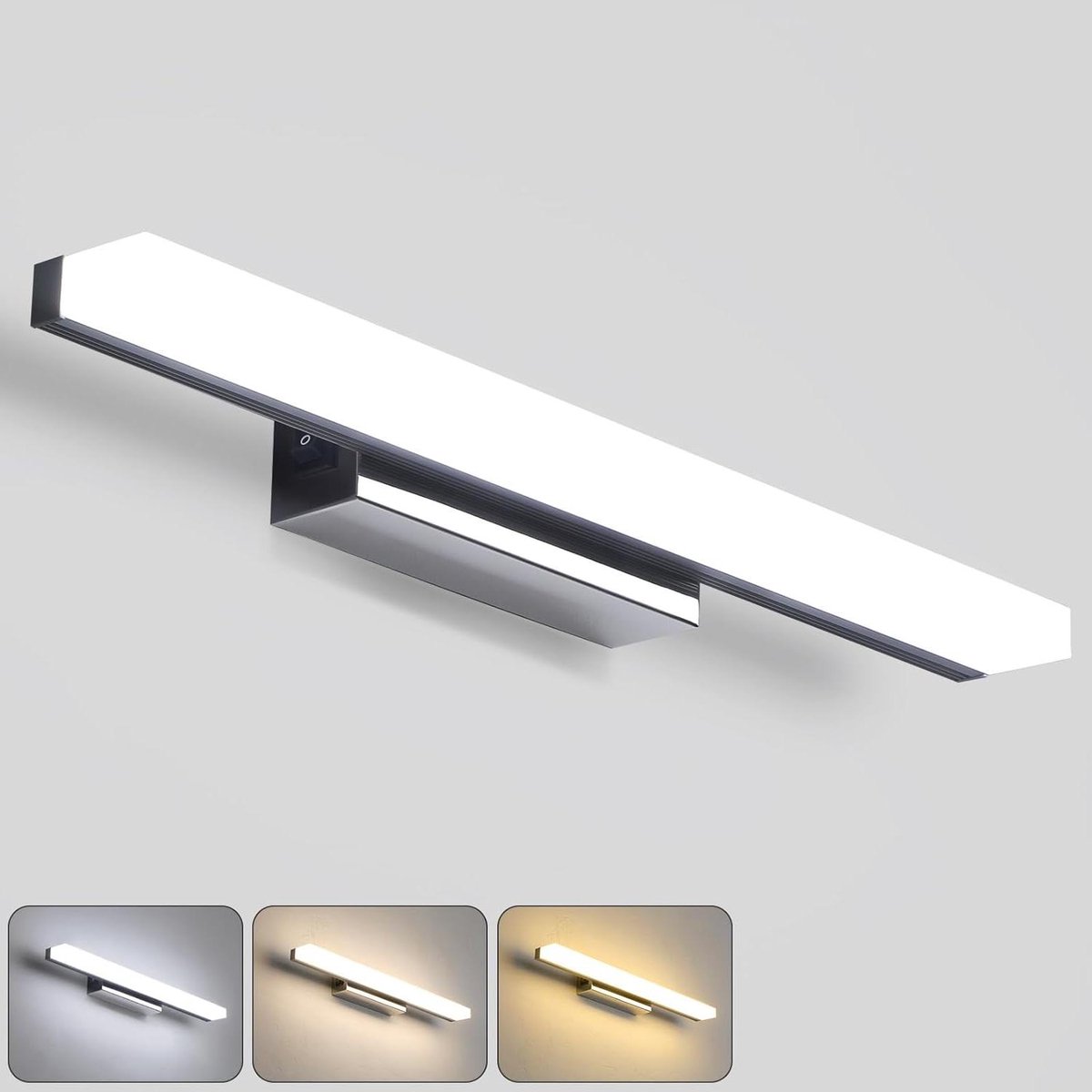 Wandlamp Modern - Sfeerverlichting Binnen - Woonkamer Verlichting - Energiezuinig LED - 30x8x3 cm - Zwart