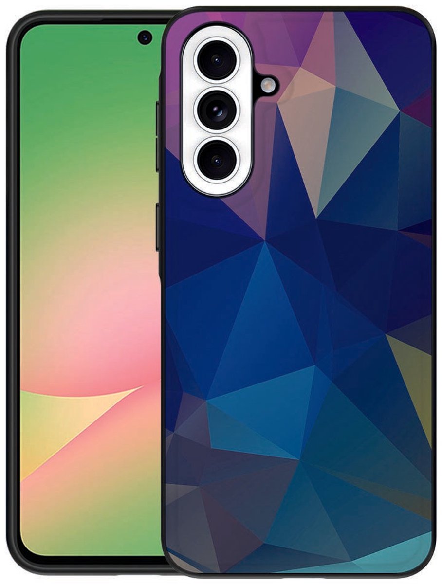 Backcover Hoesje Polygon Dark Samsung Galaxy A57