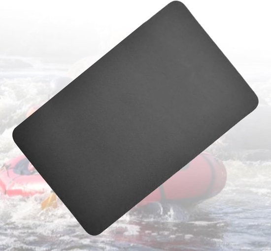 Reparatiepleisters Opblaasboot - Zwembad Patches - Lekkages Dichten - Duurzaam PVC Materiaal - 18 x 10 cm - Zwart — afbeelding 5