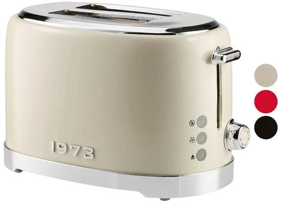 SILVERCREST® Broodrooster - Vermogen: ca. 820/980 W - 6 Bruiningsstanden - Elektronische bruiningregeling - Variabele broodcentrering - Ontdooifunctie - Opwarmfunctie - Stopfunctie - Auto liftfunctie - Anti blokkeerfunctie - Broodjesopzet - Crème