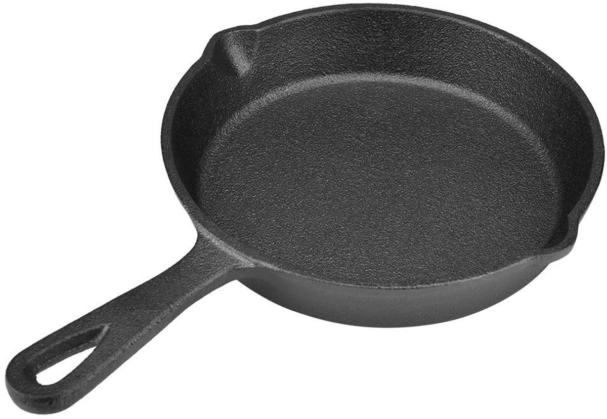 Tyenaza Gietijzeren Koekenpan 16cm/20cm - Antiaanbakpan voor Inductie, Grill en Campfire