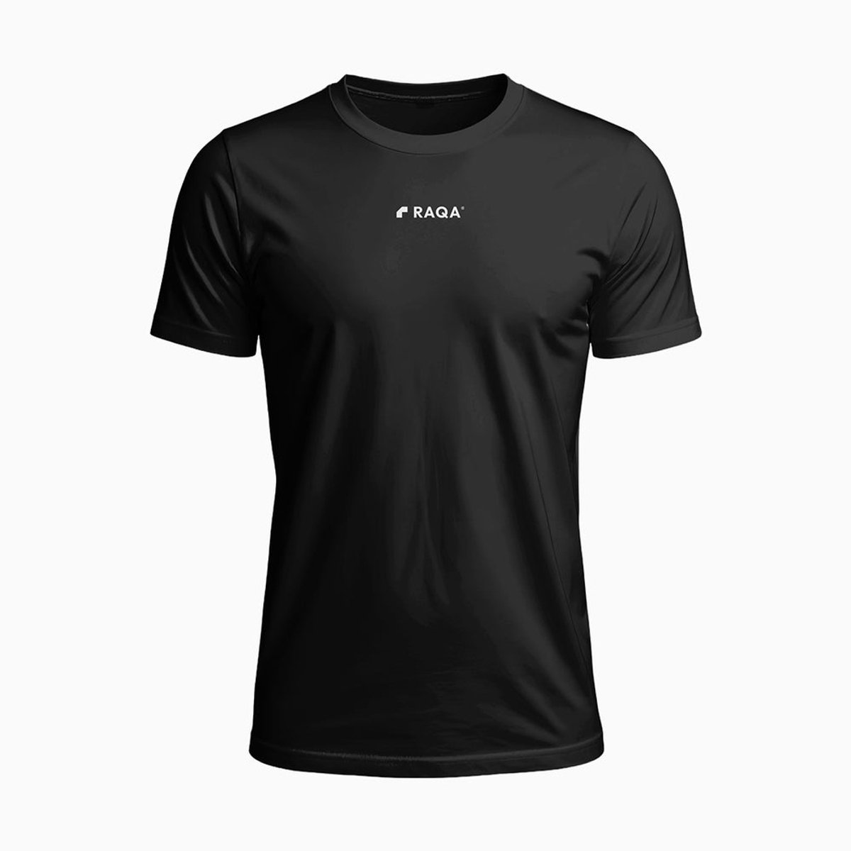 Raqa ® Padel Shirt - Bajada - Tennis shirt - Heren - Sneldrogend Sportshirt - Ademend - Lichtgewicht - Normale Pasvorm - Zwart