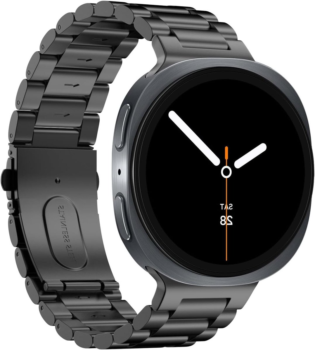 Stijlvolle RVS Horlogeband voor Samsung Galaxy Watch 8 en 8 Classic - 40mm, 44mm, 46mm - Duurzaam, Comfortabel en Elegant
