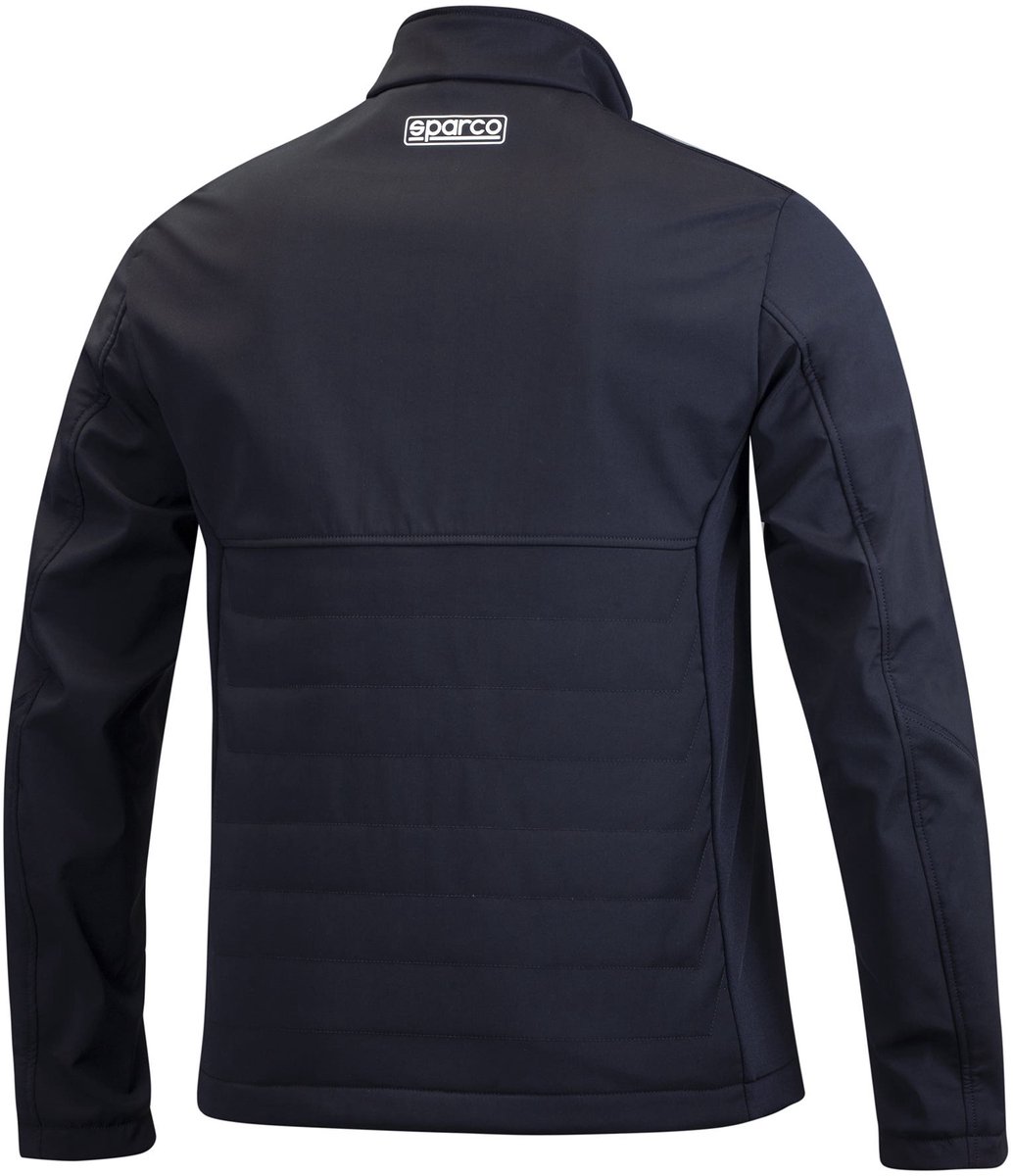 Sparco Softshell Jas - Zwart — Marineblauw